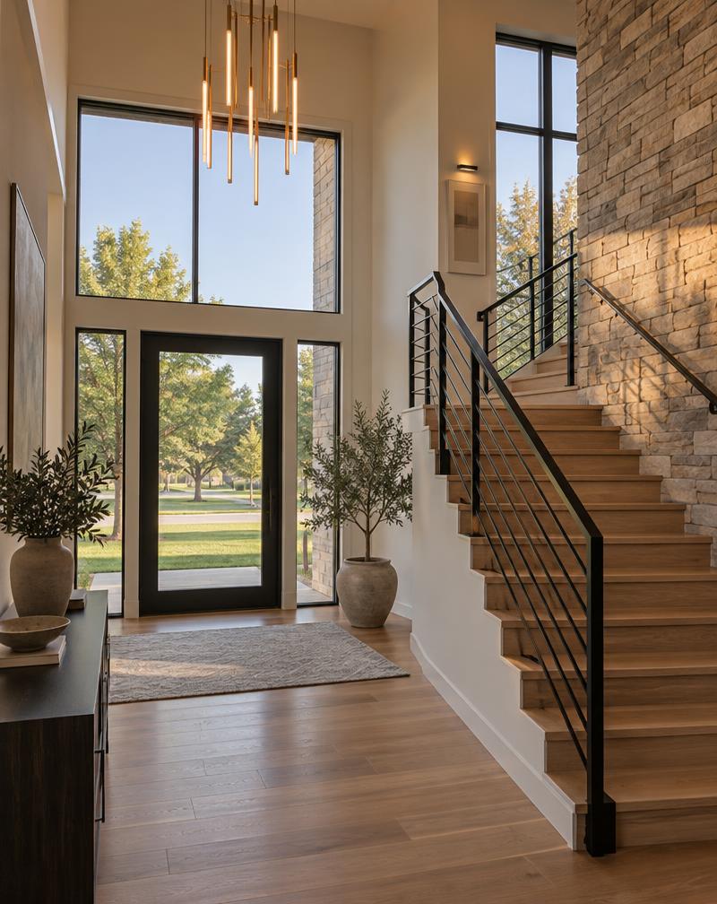 Welcoming Colorado home entry